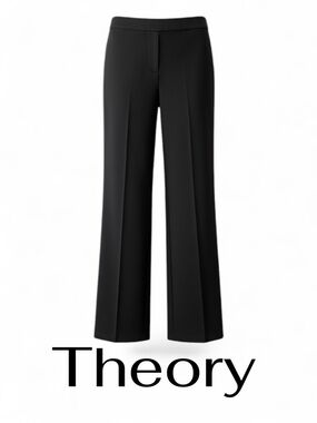 Theory Black Trouser Pants